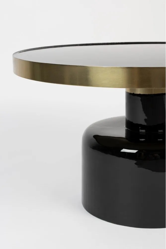 Tavolino rotondo in metallo ø 60 cm Glam – Zuiver