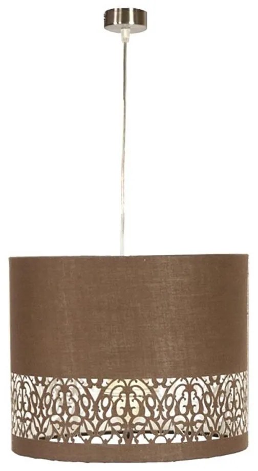Lampadario a sospensione con filo ARABESCA 1xE27/60W/230V marrone