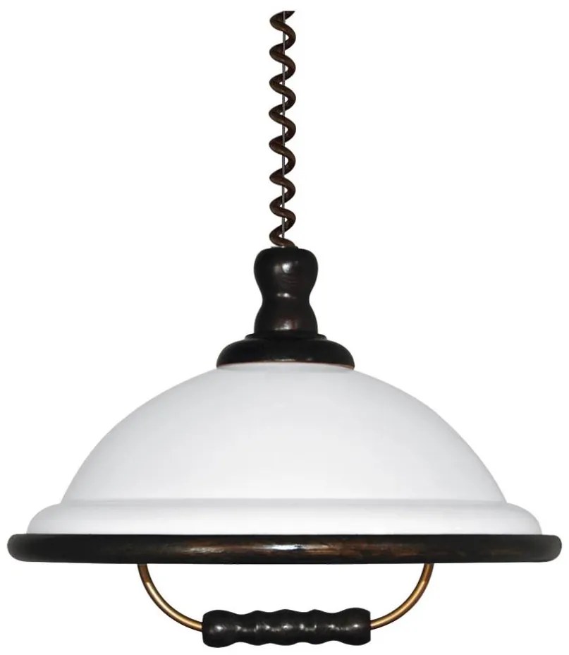 Prezent 73006 W52 - Lampadario a sospensione ACRYL 1xE27/60W/230V