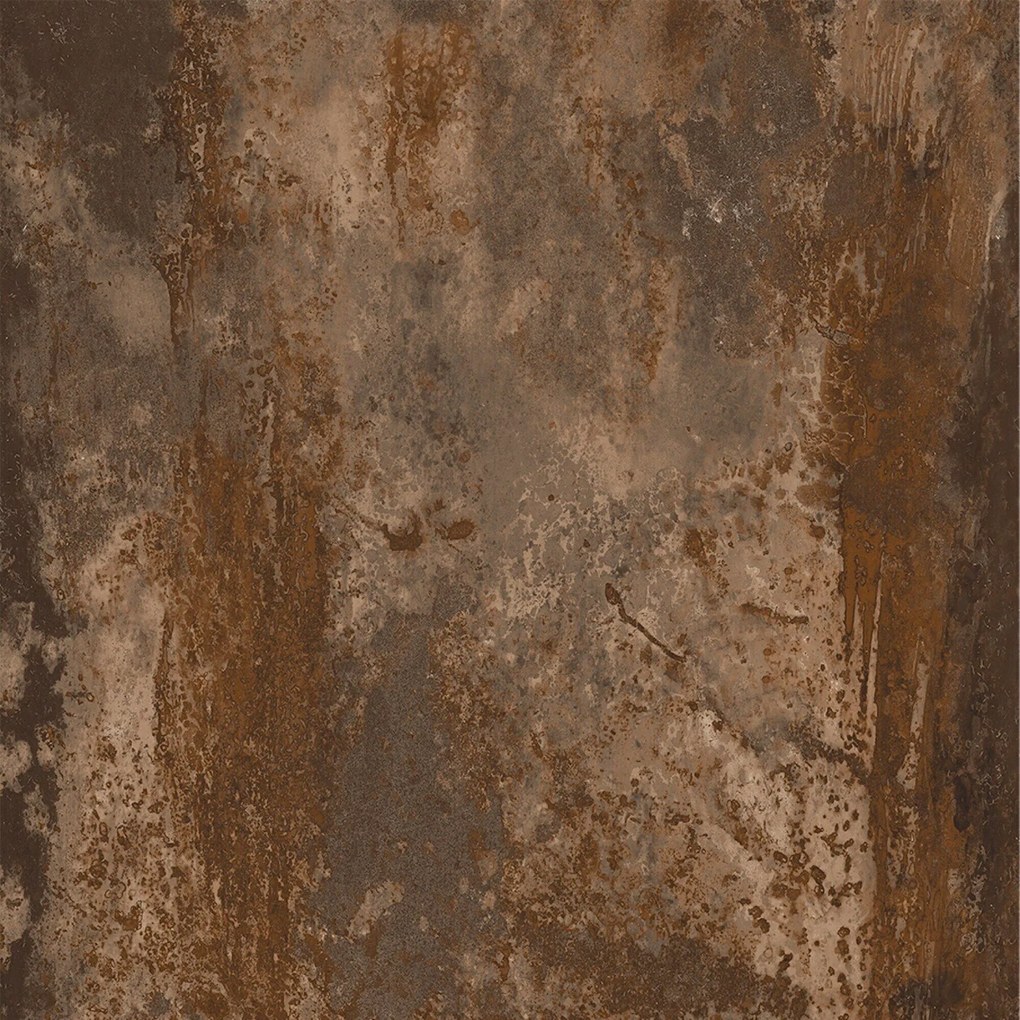 Gres Porcellanato Effetto Metallo Ossidato Corten 80X80 - Efrt050