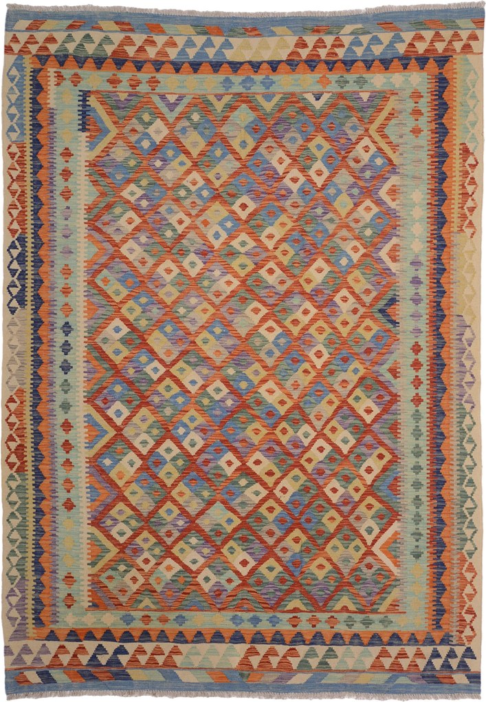 Kilim Tappeto 200 x 290 (Pakistan) Tessuto A Mano