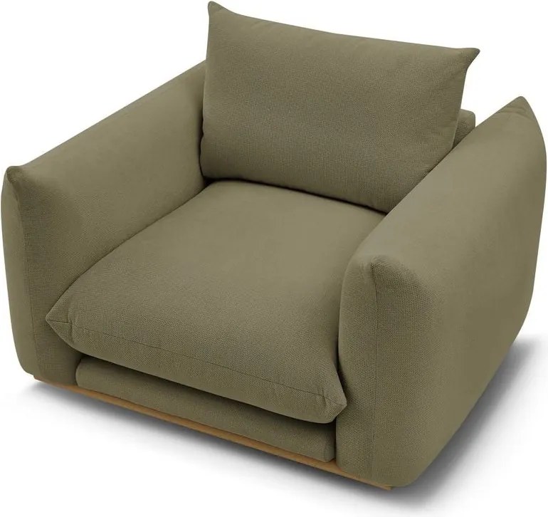 Poltrona in verde chiaro Ernest – Bobochic Paris