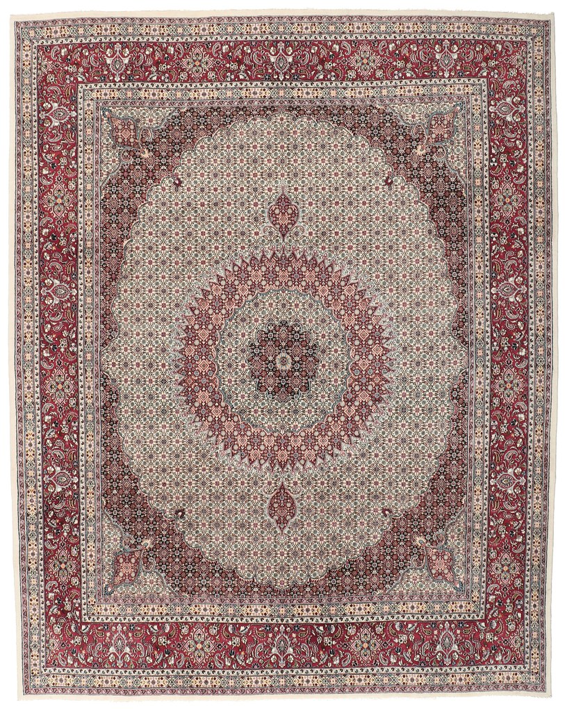 Moud Tappeto persiano 390 x 300 (Iran) Annodato A Mano