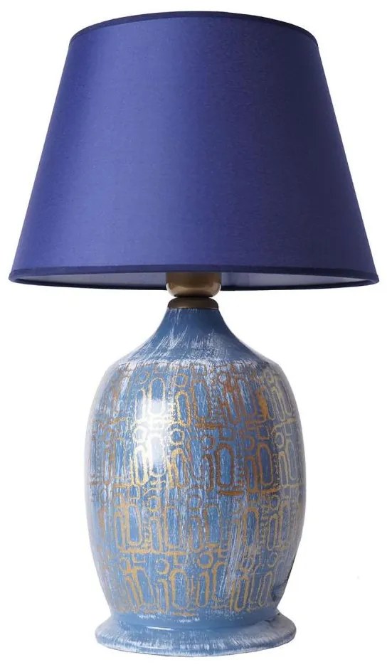 Lampada da tavolo RAMZES 1xE27/40W/230V blu