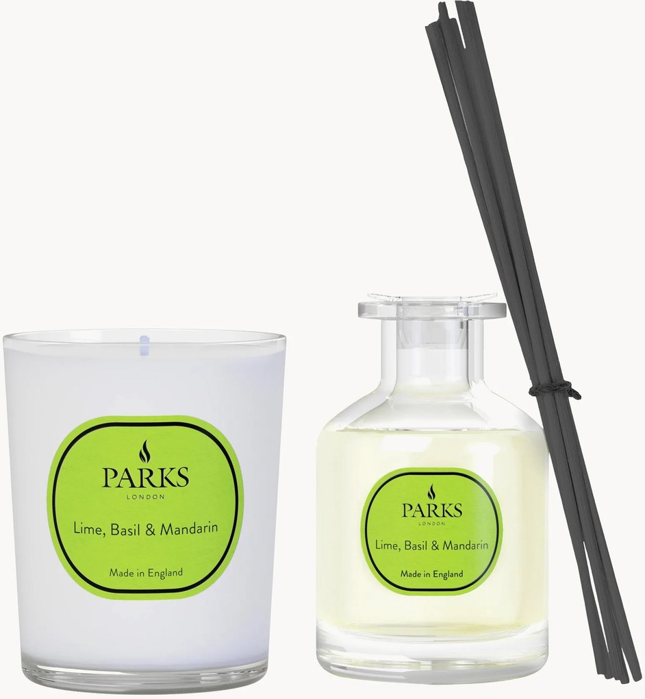 Set profumo per ambienti Vintage Aromatherapy (lime, basilico & mandarino), 2 pz