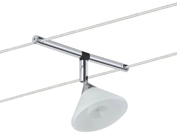 Paulmann 94138 - 1xGU4/10W Faretto per sistema a cavo COLMAR 12V cromato