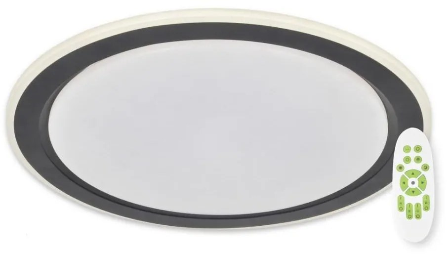 Top Lampada - Plafoniera LED dimmerabile NORMAN LED/60W/230V nero + +TC