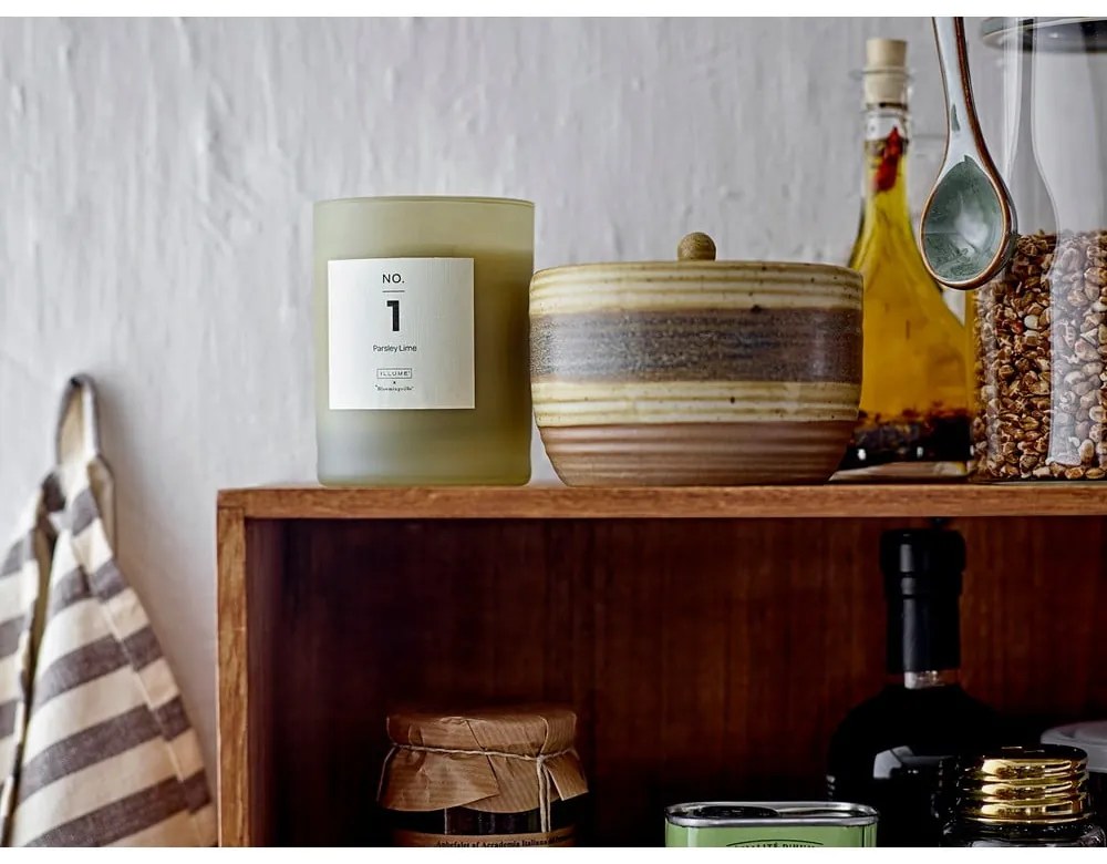 Candela profumata tempo di combustione 50 h No. 1 Parsley Lime - ILLUME x Bloomingville