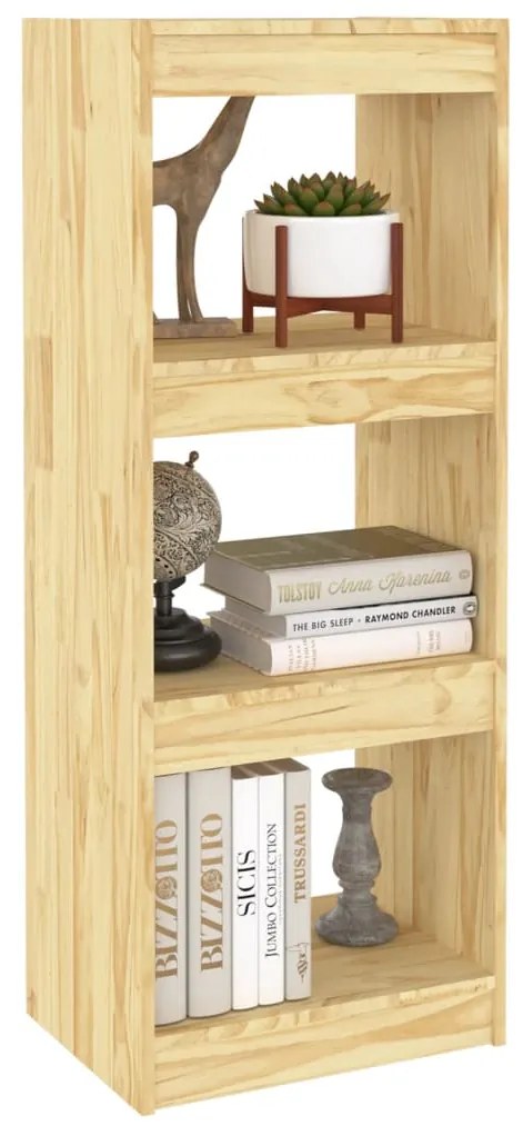 Libreria/divisorio 40x30x103,5 cm in legno massello di pino