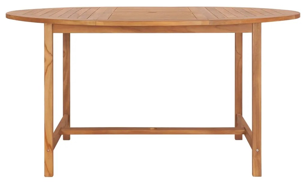 Tavolo da giardino 150x76 cm in massello di teak