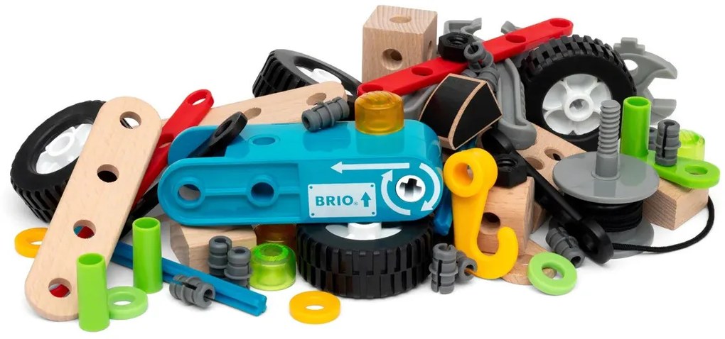 Brio Builder - Set di costruzioni con motore a trazione, 67 pz