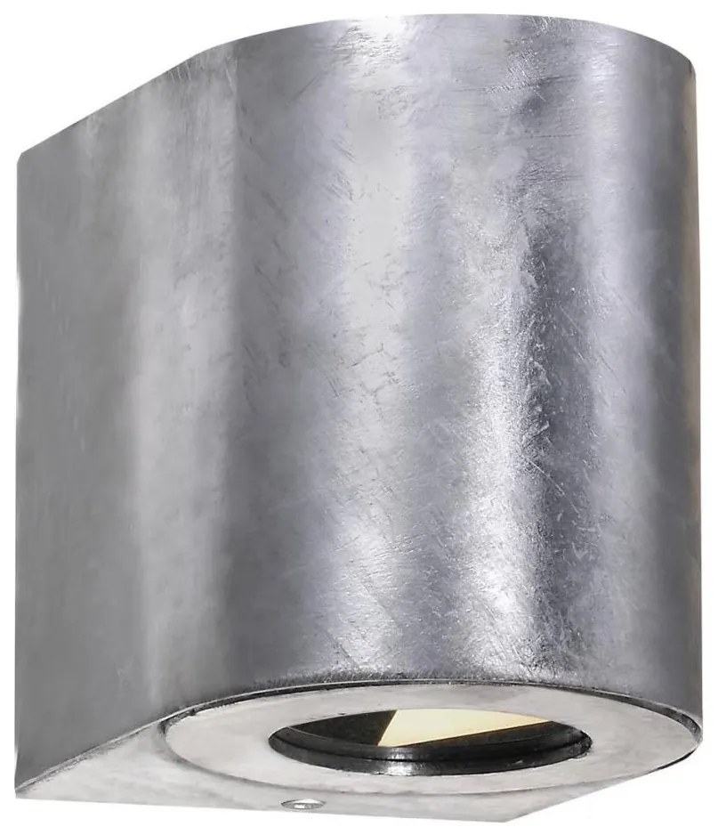 Nordlux - Applique da esterno LED CANTO 2xLED/6W/230V IP44 argento