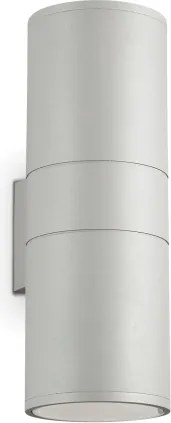 Ideal Lux - Lampada da parete per esterni GUN 1xE27/60W/230V 31 cm IP54 grigia