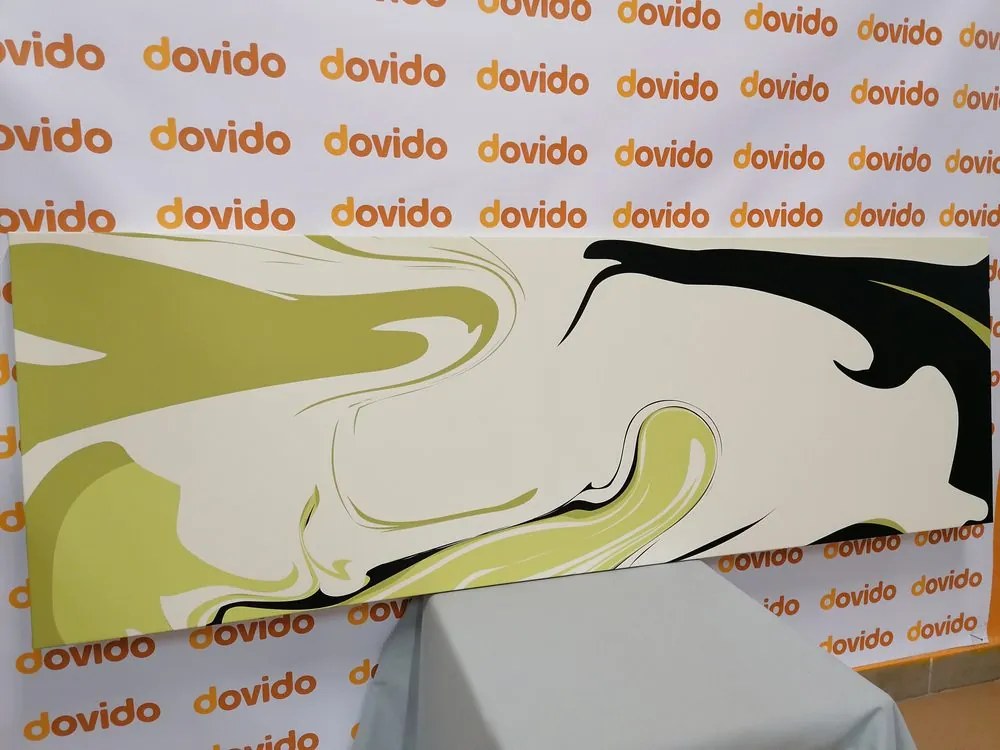 Quadro su tela – Astratto moderno verde