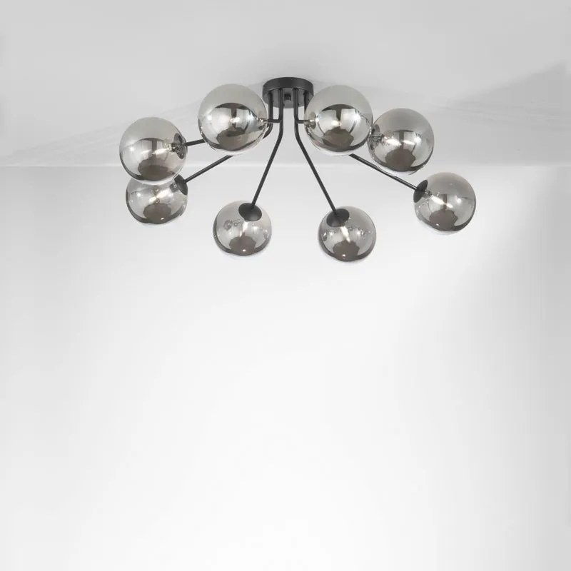 Plafoniera Honey nero IP20, 8XG9