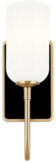 Kichler KL-SOLIA-1W-CPZB - Lampada da bagno a LED SOLIA 1xG9/3W/230V IP44, finitura oro