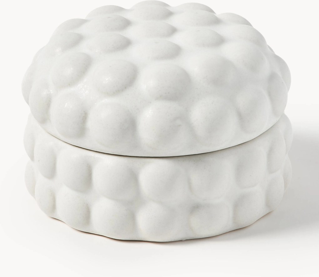 Scatola decorativa in gres con coperchio Bob