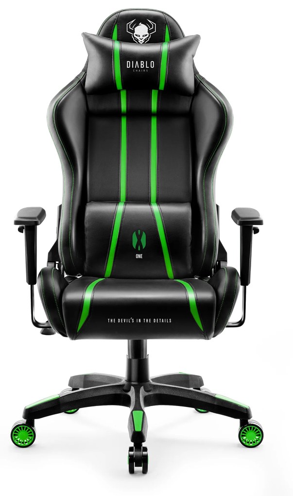 Sedia da gaming Diablo X-One 2.0 Normal Size: Nero-verde