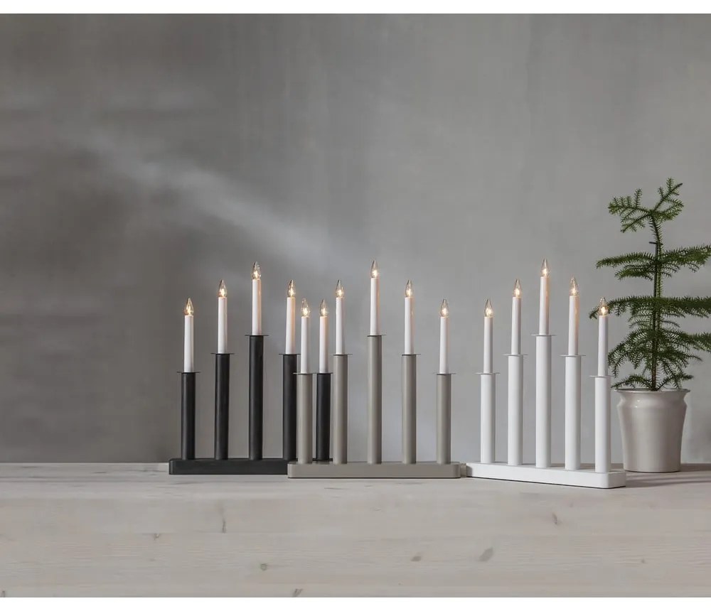 Decorazione luminosa bianca natalizia Plate - Star Trading