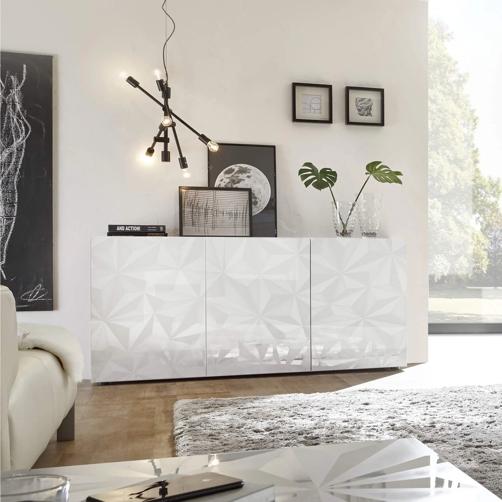 LION - madia di design moderno 3 ante