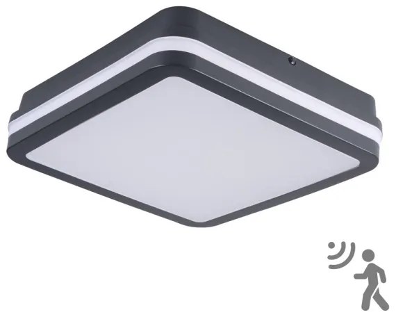 Brilagi - Lampada LED da esterno con sensore BENE LED/18W/230V 22x22 cm IP54