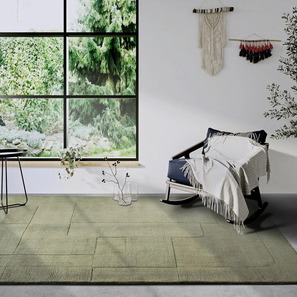 Tappeto verde in lana tessuto a mano 190x280 cm Charlotte - Villeroy&amp;Boch