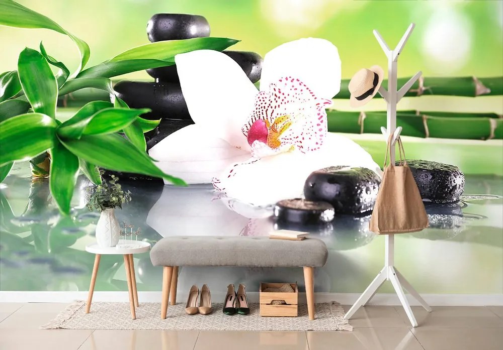 Carta da parati – Orchidea giapponese