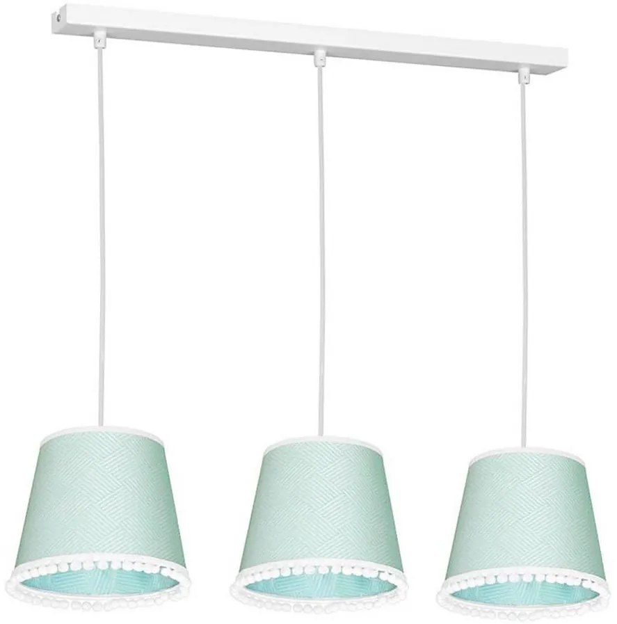 Lampadario a sospensione con filo DAISY 3xE27/60W/230V