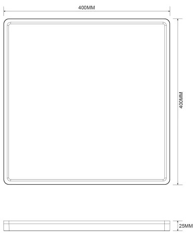 Zuma Line MS748400S-3-BK - Luce LED dimmerabile BOVE 50W/230V 3000/4000/5500K nero