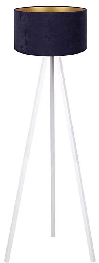 Brilagi - Lampada con piedistallo VELVET 1xE27/60W/230V bianco/blu