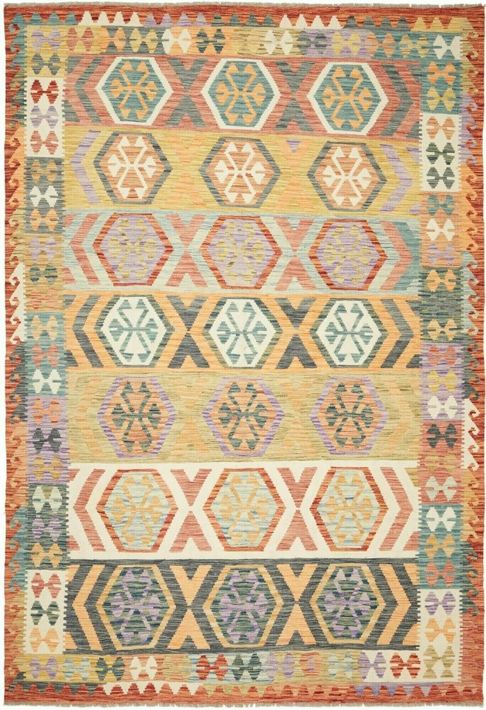 Kilim Tappeto 210 x 290 (Pakistan) Tessuto A Mano