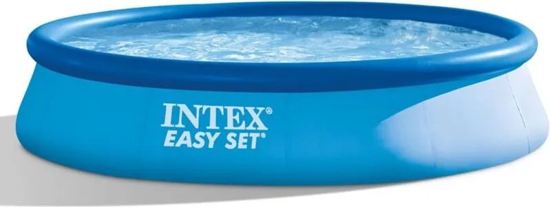 Intex - 28143NP – Piscina Fuori Terra Easy Set Rotonda, 7290 l, pvc, Azzurro, 396x84 cm