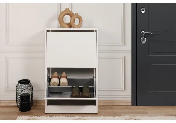 Scarpiera 84x51 cm bianca