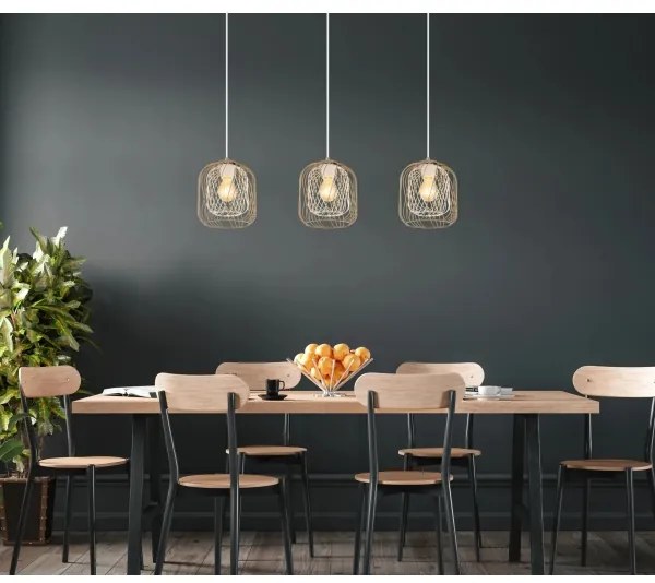 Globo 15965-3H - Lampadario a sospensione con cavo DICHTI 3xE27/40W/230V