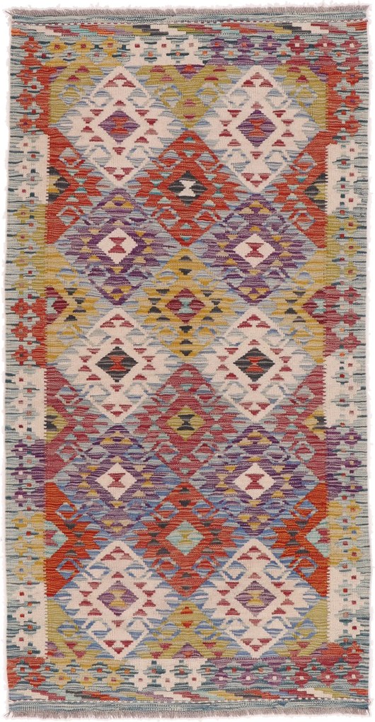 Kilim Tappeto orientale 100 x 200 (Afghanistan) Tessuto A Mano