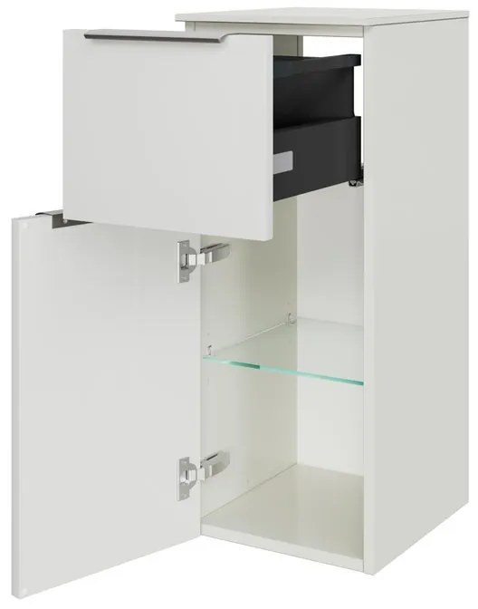 Cassetti in truciolare Madeo SENSEA L 24.4 x L 25 cm bianco