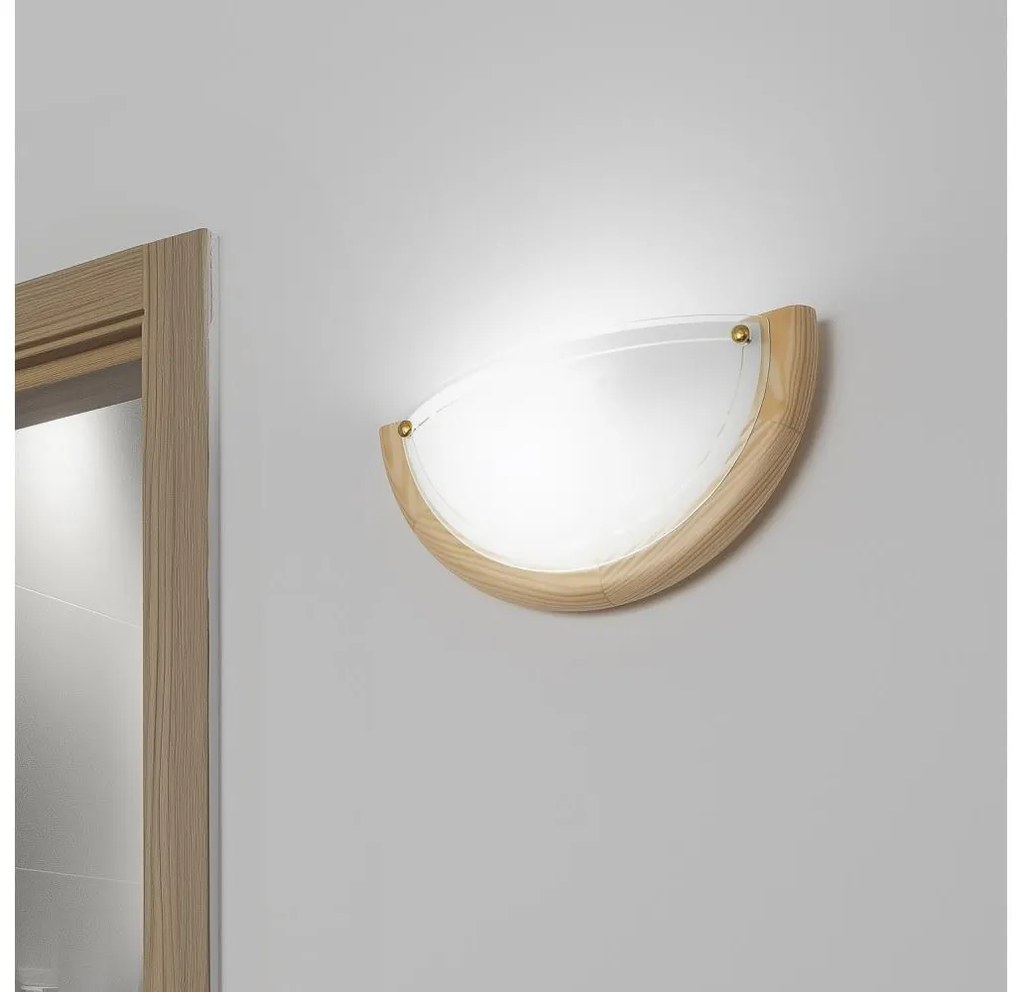 Brilagi - Lampada da parete ORBIS 1xE27/60W/230V 30 cm pino