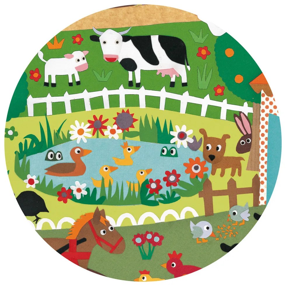 Un puzzle di osservazione - fattoria - 35 pezzi