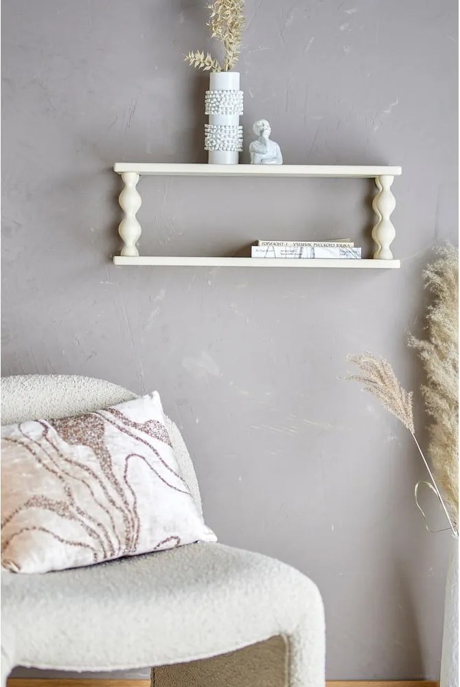 Mensola bianca con ripiani multipli 60 cm Salino – Bloomingville