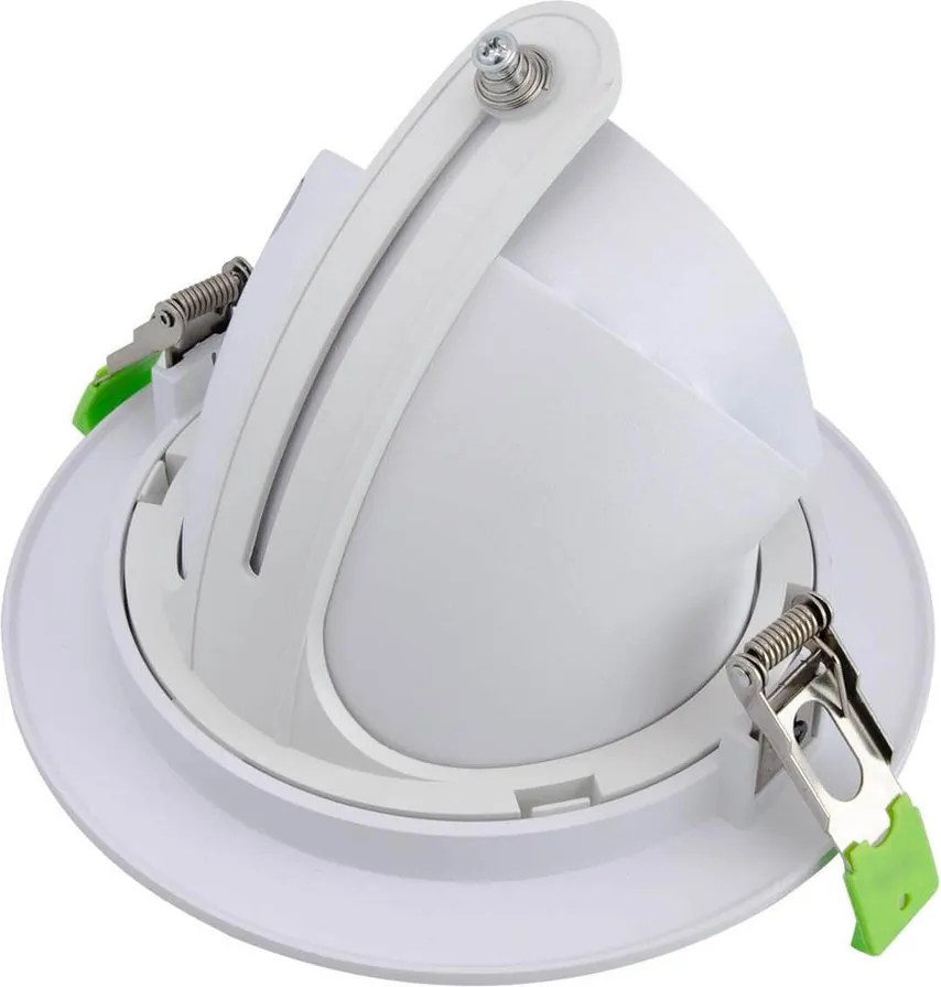 Faro LED da Incasso 36W Orientabile Foro Ø160mm Bianco Variabile con driver Philips Colore Bianco Variabile CCT