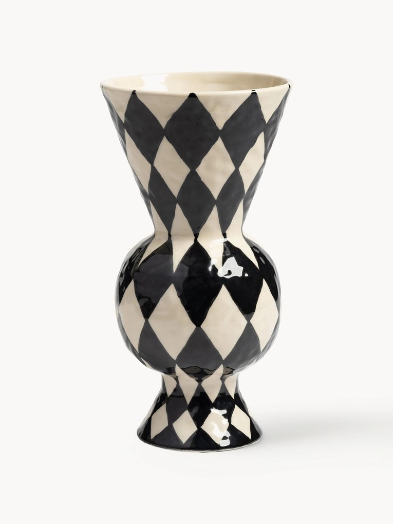 Vaso dipinto a mano Rhombic, alt. 30 cm