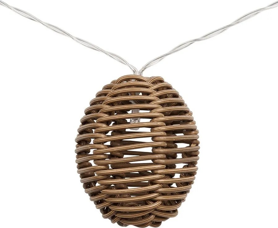 Catena luminosa LED con alimentazione a batteria numero lampadine 10 pz lunghezza totale 180 cm Carlisle – House Nordic