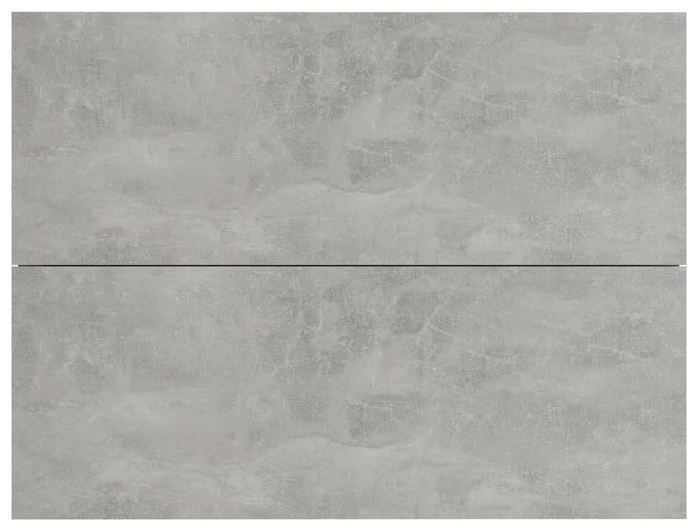 Comodini 2 pz Grigio Cemento 40x30x30 cm in Legno Multistrato