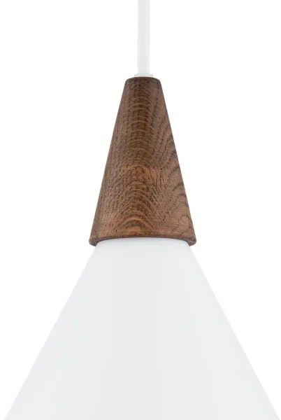 Argon 8631 - Lampadario a sospensione con filo KEGEL 1xE27/15W/230V bianco