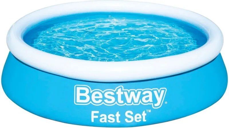 Bestway - Piscina tonda autoportante con anello fast set 57392