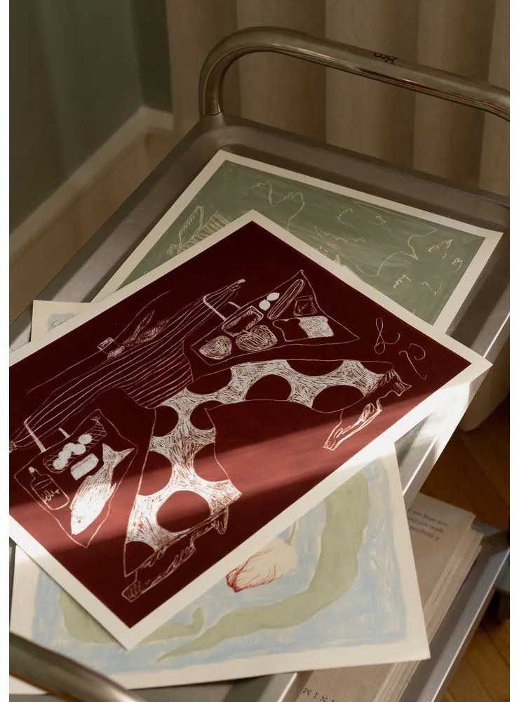 Poster 70x50 cm Sam Shopping – Lucia Tuffley – The Poster Club