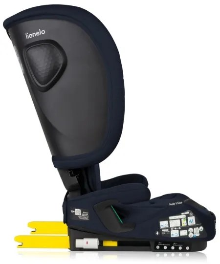 Lionelo - Seggiolino auto pieghevole NELLY i-Size 76-150 cm Blu Navy