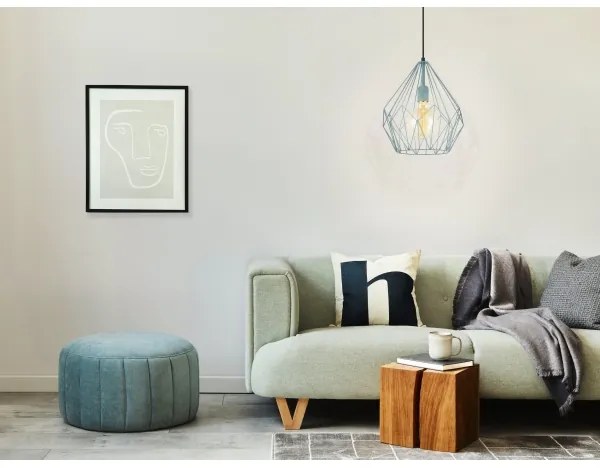 Eglo 49259 - Lampadario CARLTON 1xE27/60W/230V