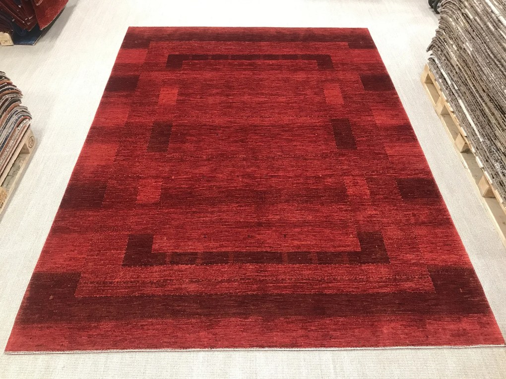 Loribaft Tappeto 320 x 240 Rosso (Iran) Annodato A Mano