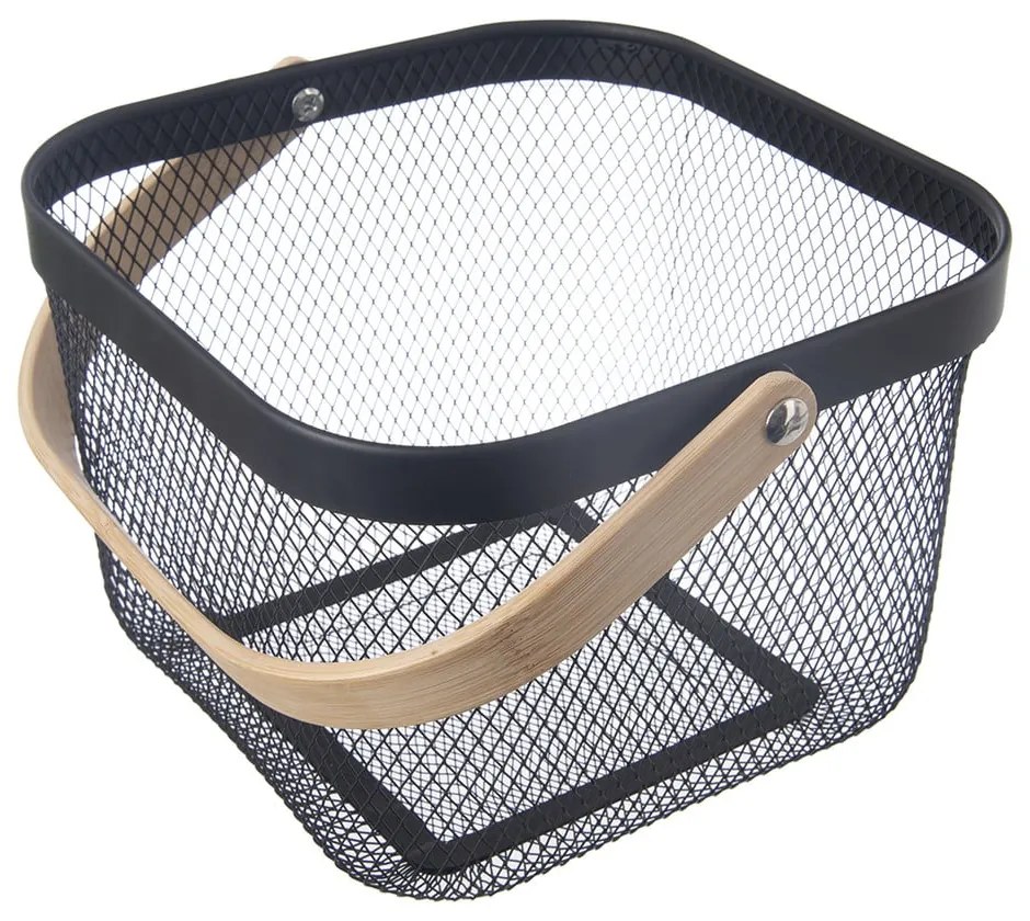 Cesto con filo metallico in metallo 24,5x24,5x30 cm Radka – Orion